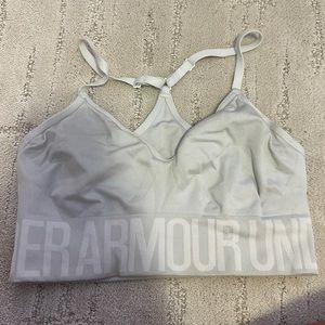 White under armor bra
